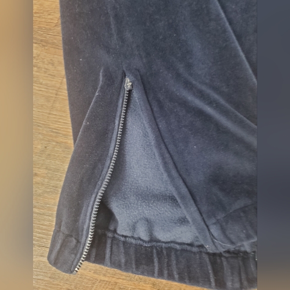 💯Authentic Vintage Y2K Sean John (Hip-Hop) Velour/Velvet Navy Tracksuit SZ LG - Picture 6 of 9